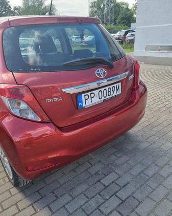 Toyota Yaris cena 39237 przebieg: 127000, rok produkcji 2012 z Piła małe 29